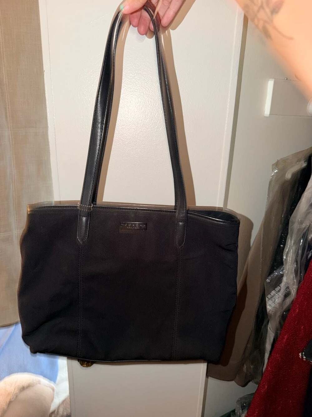 Coach Neo City Tote Black Neoprene Shoulder Bag